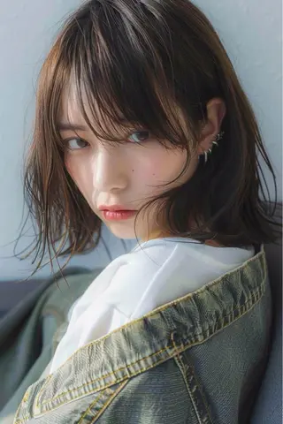 ミディアム カラー ☀️Luana☀️ 公式/大通のヘアスタイル