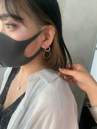 カラー AO所属・RISAKO 艶髪モテヘア🎀府中のヘアスタイル