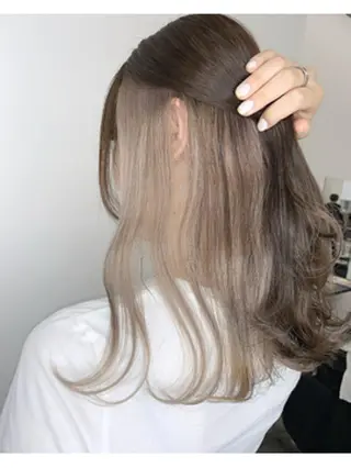 ロング カラー 🎀艶ブリーチカラー 🎀Fan.🎀秋山のヘアスタイル