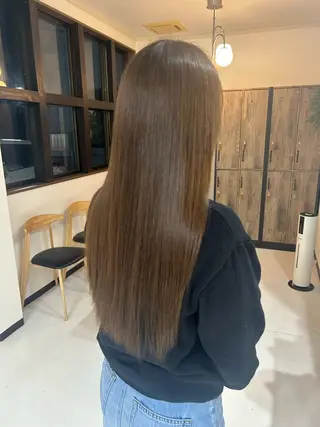 ロング カラー 古市 凜のヘアスタイル
