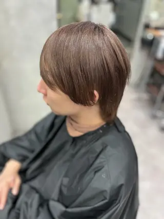 ショート 当日予約OKカット モデル濱川響太のヘアスタイル