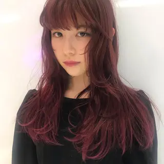 ロング カラー レイヤー/ブリーチ HIKARU ♡のヘアスタイル