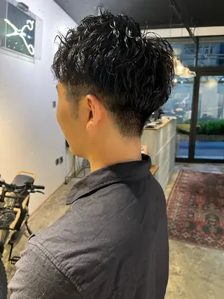 パーマ メンズ 🌈ケアブリーチ🌈 おぐまなつきのヘアスタイル