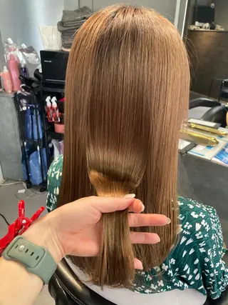 ロング 髪質改善☺︎縮毛矯正 ふじい まりんのヘアスタイル