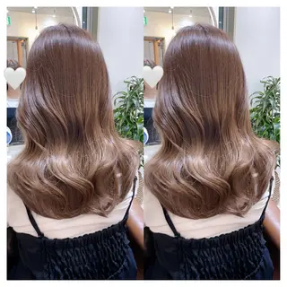 セミロング カラー 村山 茉衣のヘアスタイル