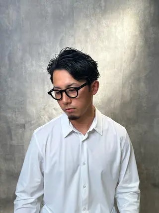 ショート パーマ メンズ 【メンズ職人】 ✂️佐藤友のヘアスタイル