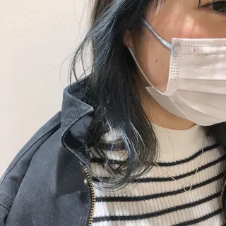 セミロング カラー 盛れるレイヤーカット 得意🌹井上美沙のヘアスタイル