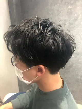 パーマ メンズ Noyヨシモト ヒロトのヘアスタイル
