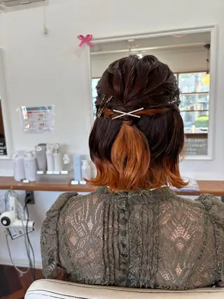 ヘアアレンジ 塔崎 りこのヘアスタイル