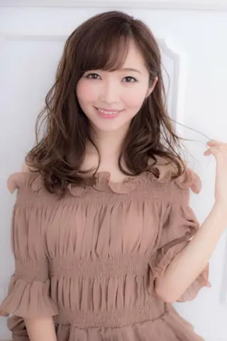 セミロング パーマ 🌟艶髪カラー 🌟サイトウのヘアスタイル