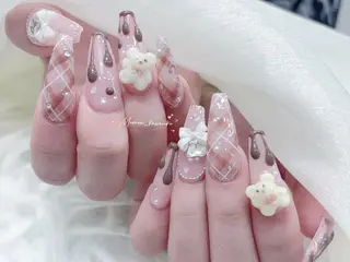 ネイル MoMoA Nail ネイル長さ出し専門店のネイルデザイン
