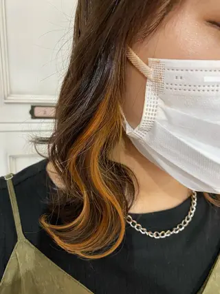 ミディアム カラー PANDOLA あゆり🦋のヘアスタイル