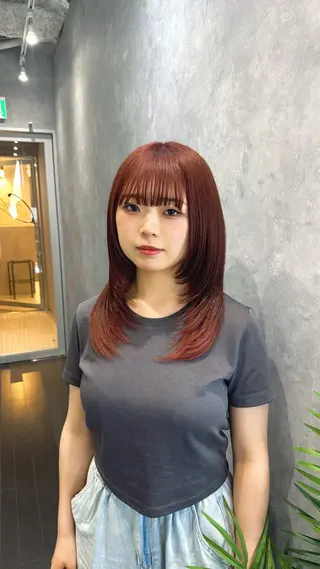 ミディアム 💖艶カラー💖 mikuのヘアスタイル