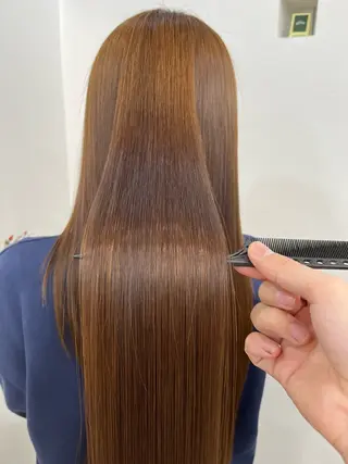 ロング 北本/髪質改善/店長 岩渕 元気のヘアスタイル