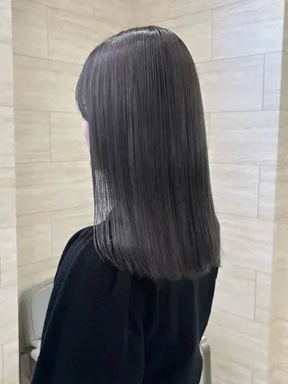 セミロング カラー Zina熊本/艶髪 / 桜子のヘアスタイル