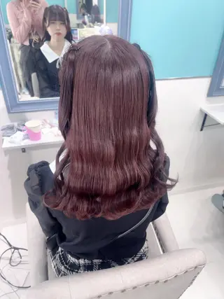 セミロング ヘアアレンジ ☁️hinako☁️ 1HAVANAのヘアスタイル