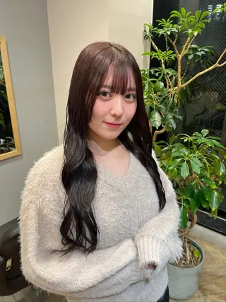 カラー ボブ／カラー／ ナガヌマサクラ🍒のヘアスタイル