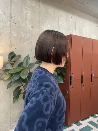 ショート RIN🎀レイヤー/ ボブ/オリーブカラーのヘアスタイル