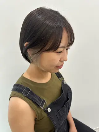 ショート カラー レイヤー/ナチュラル 💐nao.のヘアスタイル