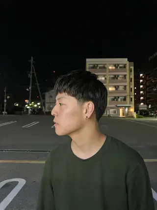 ショート メンズ 稲村 獅童のヘアスタイル