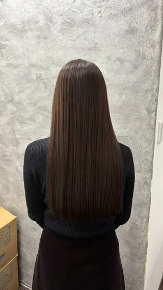 ロング カラー ルプラボウ/ 内藤ほのか/艶カラーのヘアスタイル