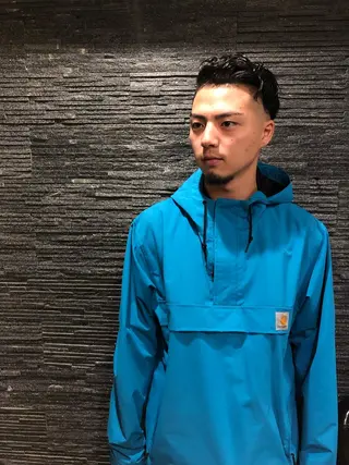 ショート パーマ メンズ 牧 颯斗のヘアスタイル