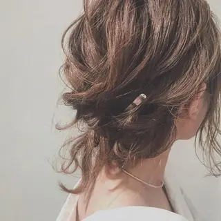 ミディアム カラー パーマ ヘアアレンジ メンズ キッズ ネイル マツエク・マツパ premier modelsのヘアスタイル