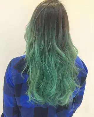 セミロング カラー ハイトーン×髪質改善 KENTAのヘアスタイル