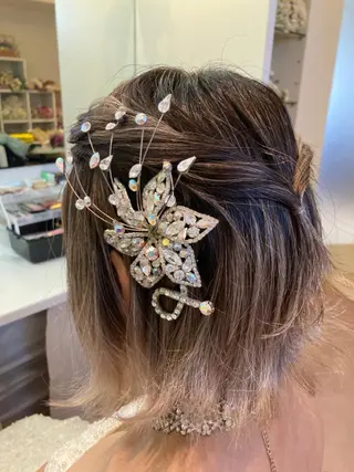 ヘアアレンジ 小顔矯正　まつ毛 Komaci篠田敦子のヘアスタイル