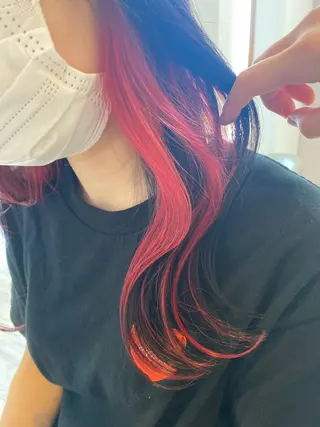 ロング かまだ しおりのヘアスタイル