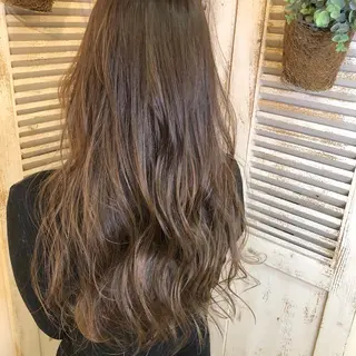 ロング カラー ヘアアレンジ 平賀 誠也のヘアスタイル