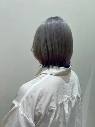 ミディアム カラー 🫧Ai/ ロロネー森ノ宮💖のヘアスタイル