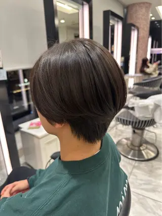 ショート 似合わせボブ 中西晴香のヘアスタイル