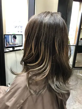 セミロング 髪質改善専門店 Lucasのヘアスタイル