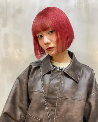 ショート カラー qpula misuzuのヘアスタイル