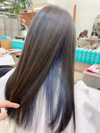 ロング カラー 縮毛矯正/髪質改善 /韓国風　山川春輝のヘアスタイル