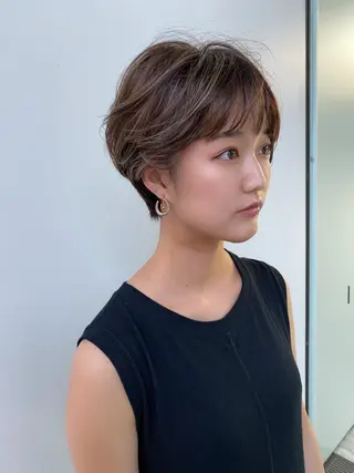 ショート カラー ヘアアレンジ 【代表】 たき〜のヘアスタイル