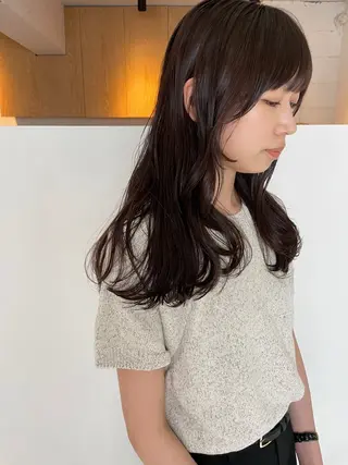 ロング 透明感/レイヤー🎀 春カラー/エリコ🌈のヘアスタイル