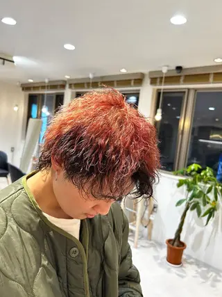 ショート パーマ メンズ メンズ支持数No.1 👑リュウ👑のヘアスタイル