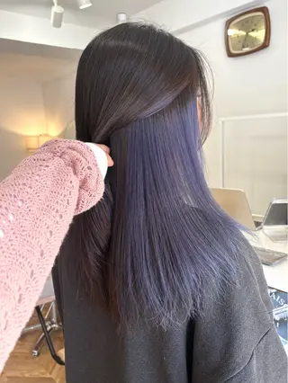 ロング カラー ノエ/ インナーカラー/高岳のヘアスタイル
