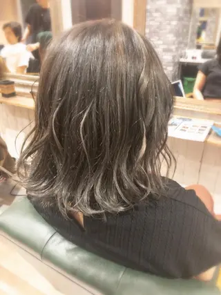ミディアム 山崎 晃治のヘアスタイル