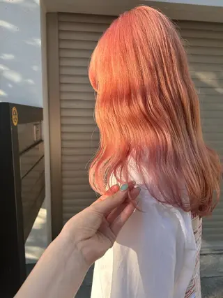 ロング カラー ヘアアレンジ お任せヘア☘️☘️ 及川渚のヘアスタイル