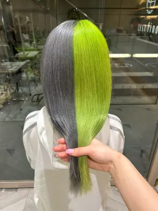 セミロング カラー 🇰🇷レイヤー/ト レンドまつげ🎀ミキのマツエク・マツパデザイン