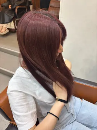 ロング カラー Misaki 🍒のヘアスタイル