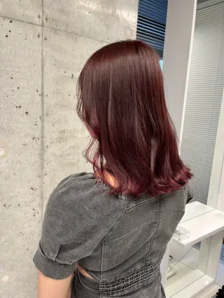 カラー sena⌇ベージュ⌇ ブリーチなしWカラーのヘアスタイル