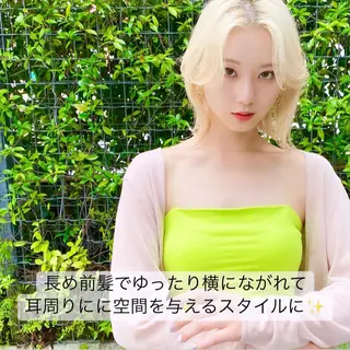 ミディアム カラー 艶髪と透明感を ‼️/若林のヘアスタイル