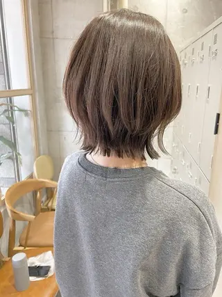 ミディアム 臺 佳連のヘアスタイル
