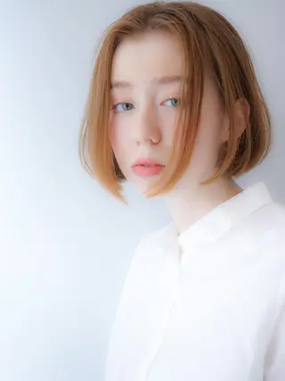 ミディアム カラー レイヤーカット✂️ 横浜No1♡下鳥翔子のヘアスタイル