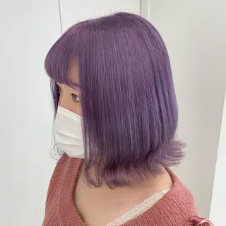 ロング カラー ヘアアレンジ 韓国艶カラー🇰🇷 DISCO💙のヘアスタイル