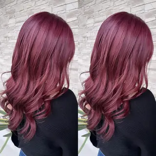 ロング カラー 大澤 未夢のヘアスタイル